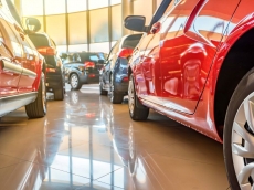 car showroom deep clean and floor buffing Southampton