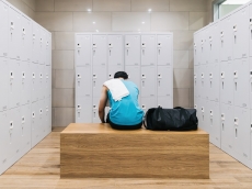 changing room and locker room cleans