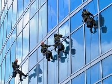 external window cleaning to new builds
