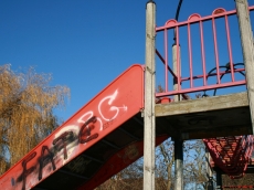 graffiti removal childrens play parks