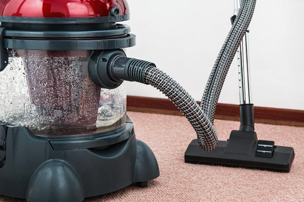 Vacuuming is just one method of cleaning carpet stains.