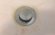 Sink plug pre-clean