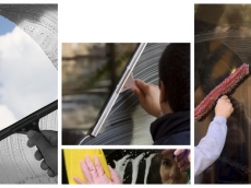 Traditional window cleaning